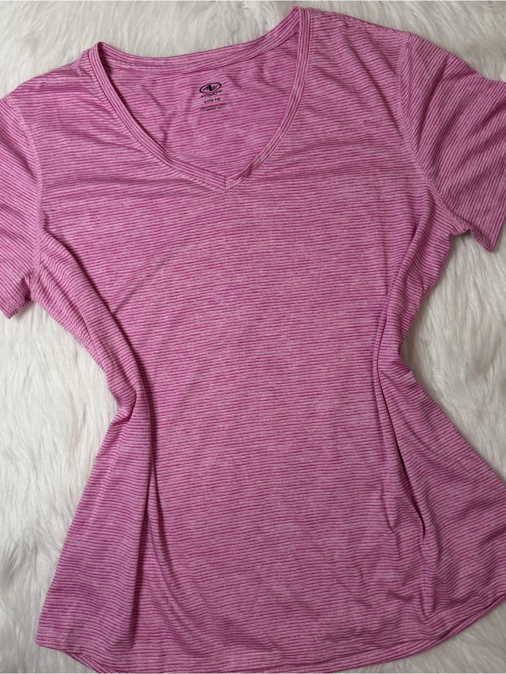 Athletic Works Pink Workout Top - Picture 4 of 5